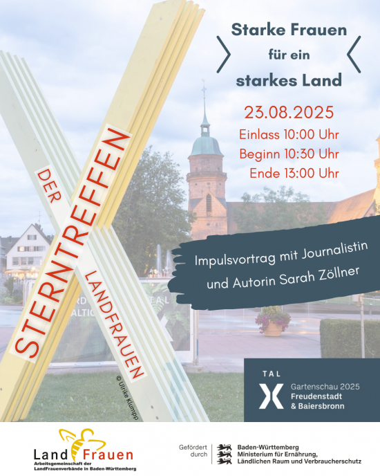 Flyer Sterntreffen Gartenschau Tal X